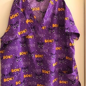 Purple Halloween Themed Top